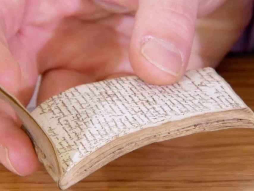 El diminuto cuaderno de notas del primer crítico de Shakespeare.