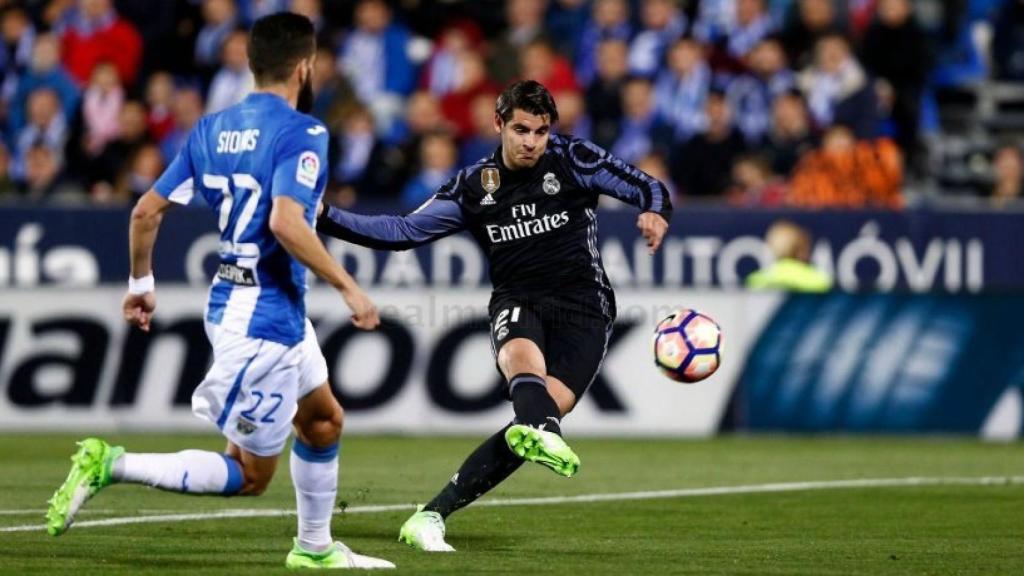 Morata marca en Leganés