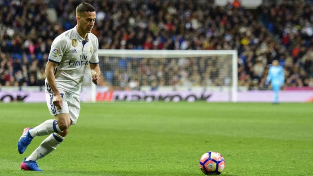 Lucas Vázquez en el Real Madrid-Betis. Foto: Lucía Contreras/El Bernabéu