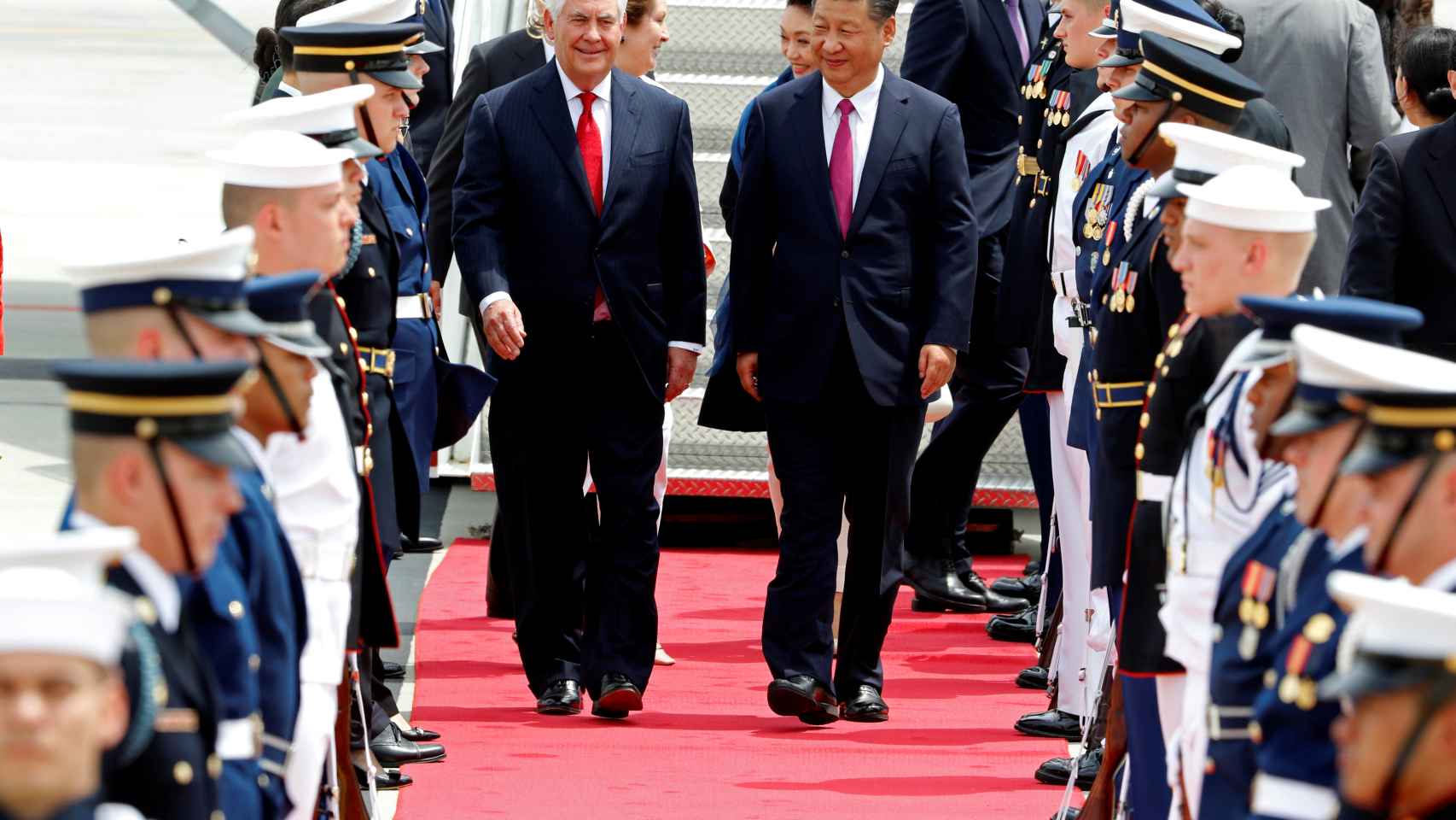 Tillerson recibe a Xi en EEUU.
