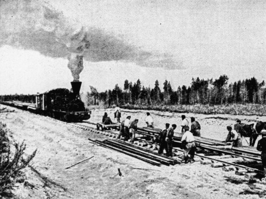 Obras del Transiberiano, 1903.