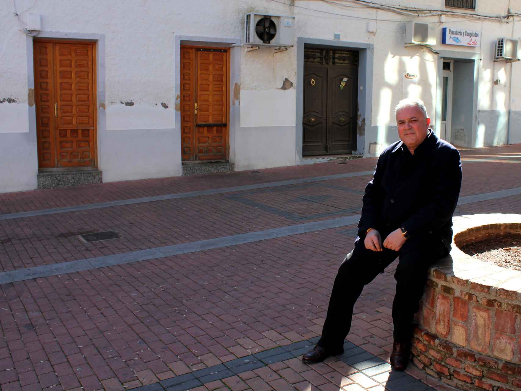 El agente Domínguez Píriz, en Argamasilla de Calatrava (Ciudad Real).