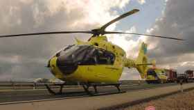 Helicóptero sanitario de Sacyl