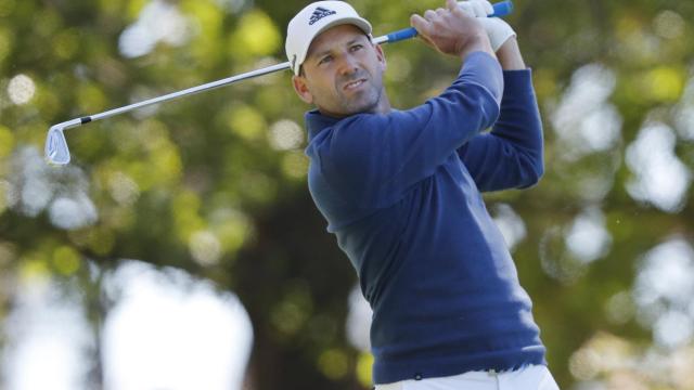 Sergio García durante la segunda jornada del Masters de Augusta.