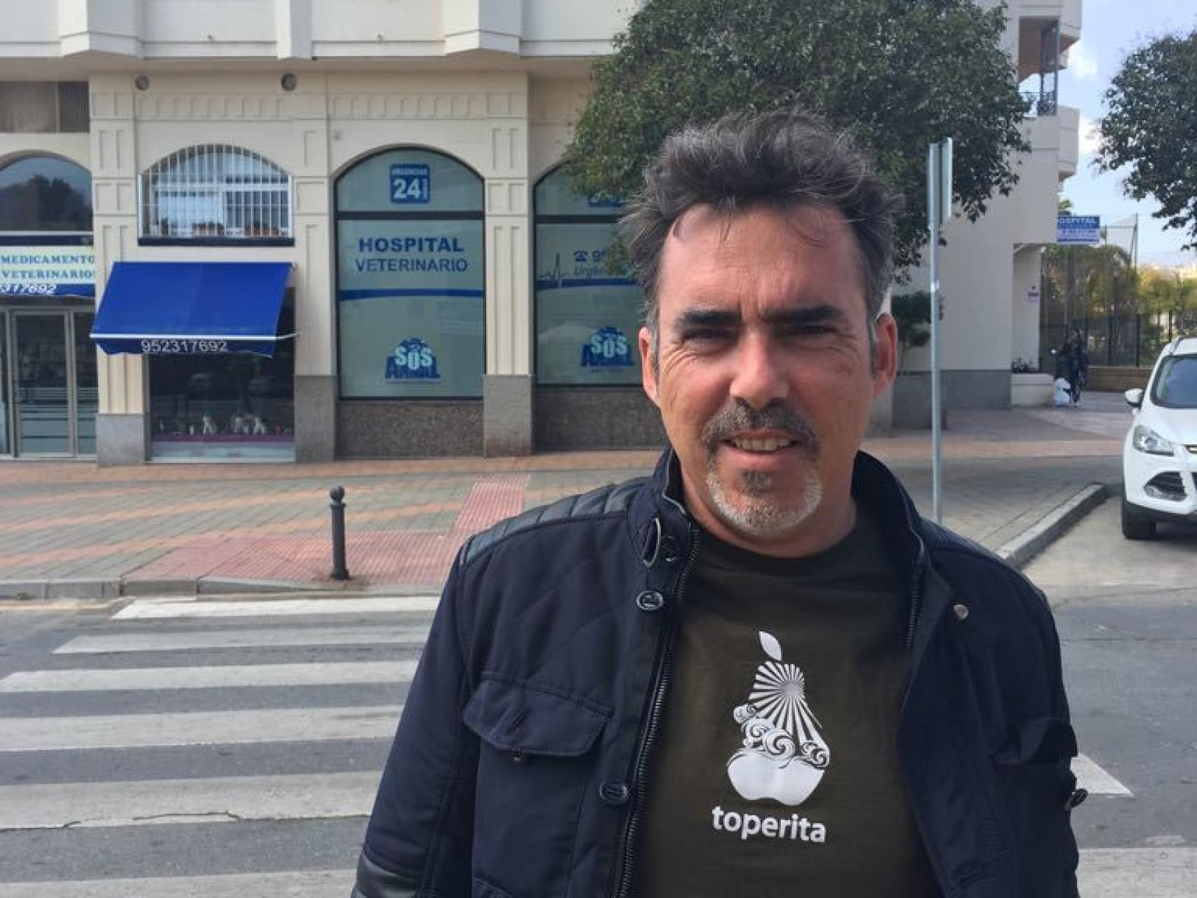 El diseñador de Toperita, Pablo Ruiz.