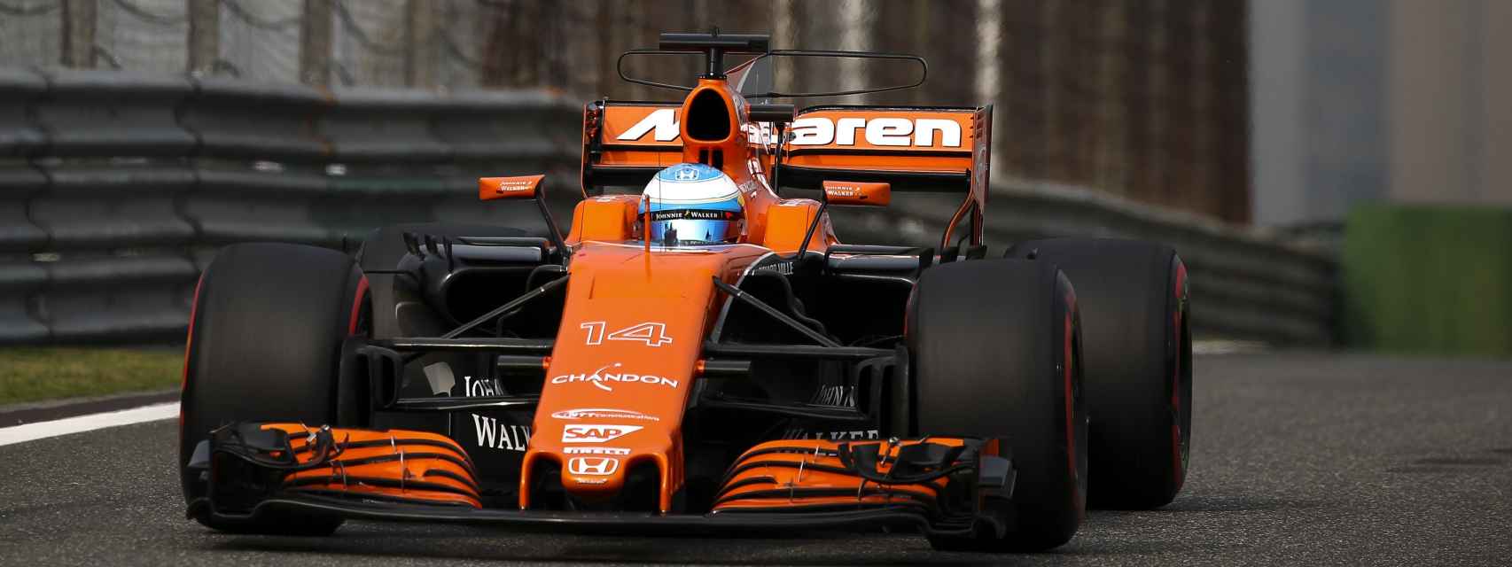 Fernando Alonso en la calificación del Gran Premio de China.