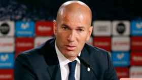 Zidane, en rueda de prensa tras la victoria frente al Alavés