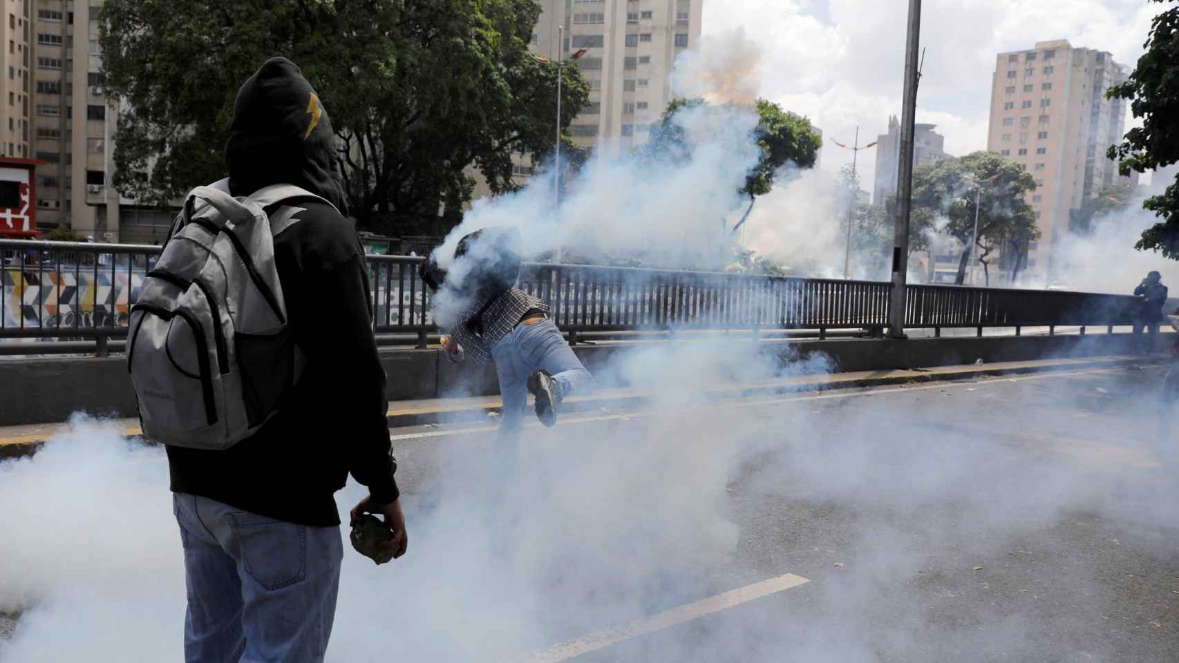 Nueva jornada de tensión en Caracas