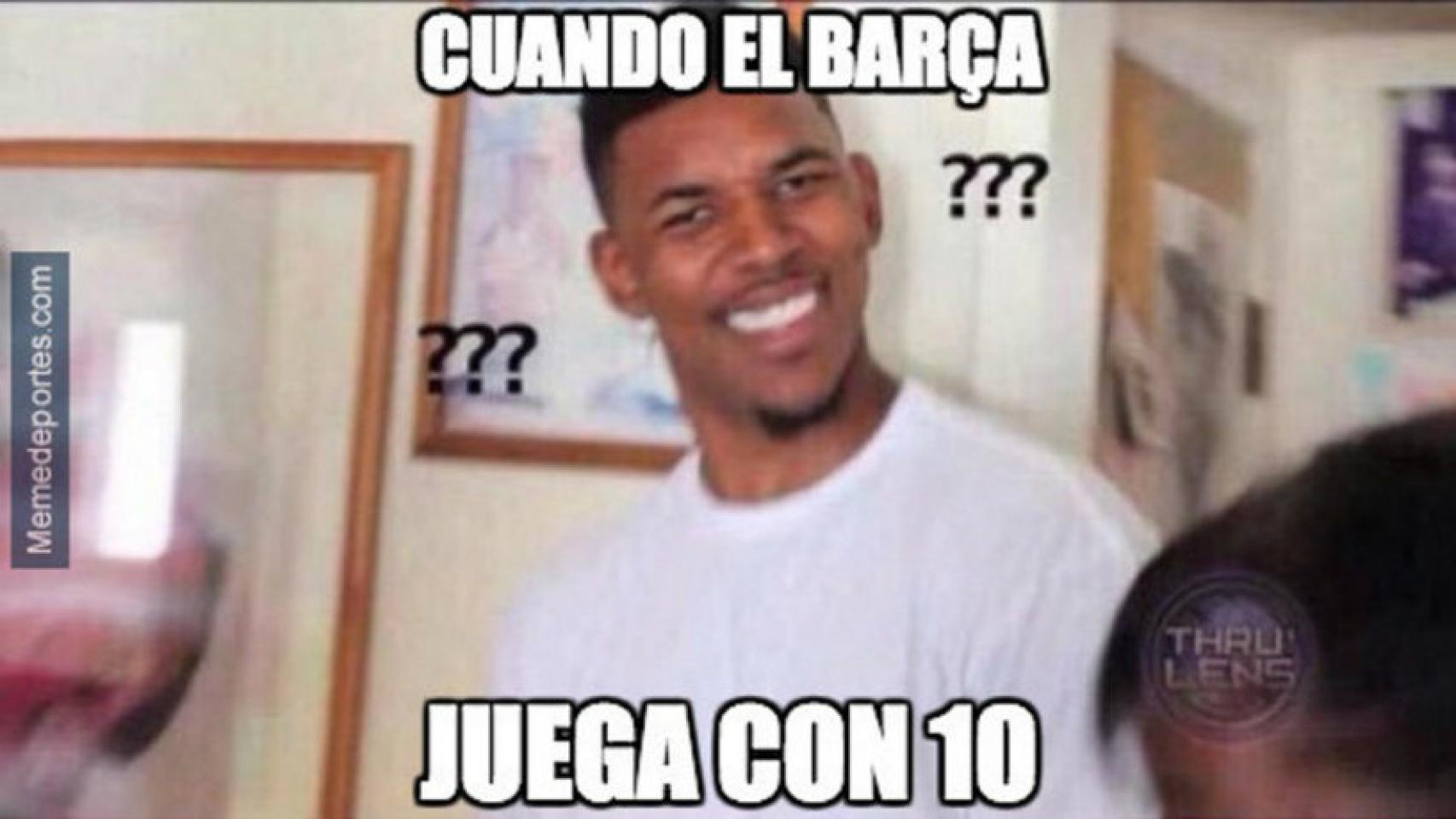 Meme Málaga vs Barcelona