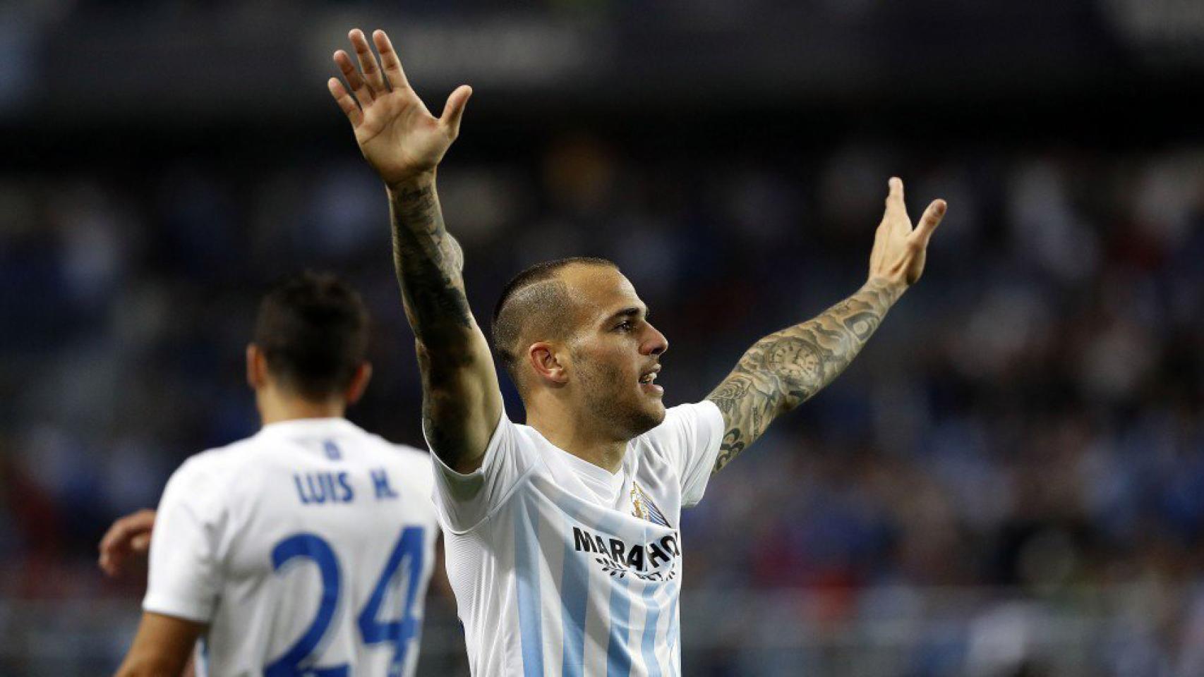 Sandro. Foto: Twitter (@MalagaCF)