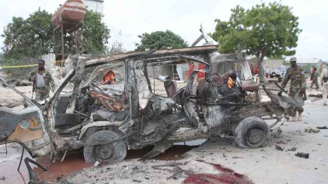 Al menos 15 muertos en un atentado contra un convoy militar en Somalia