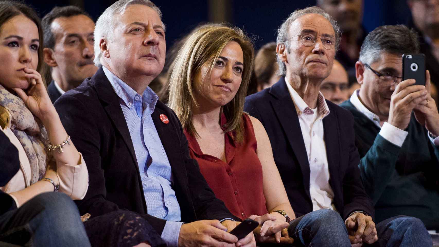 Chacón, el pasado 26 de marzo, durante la presentación de la candidatura de Susana Díaz.