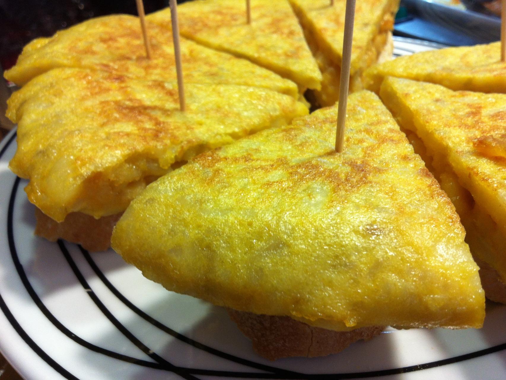 La aclamada tortilla de patatas.