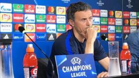 Luis Enrique en rueda de prensa // Twitter (@FCBarcelona_es)