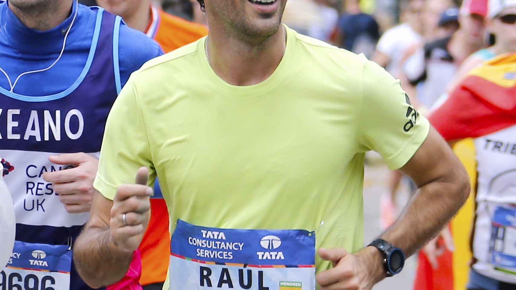 Raúl González participa en el Maratón de Nueva York (2016). Gtres.