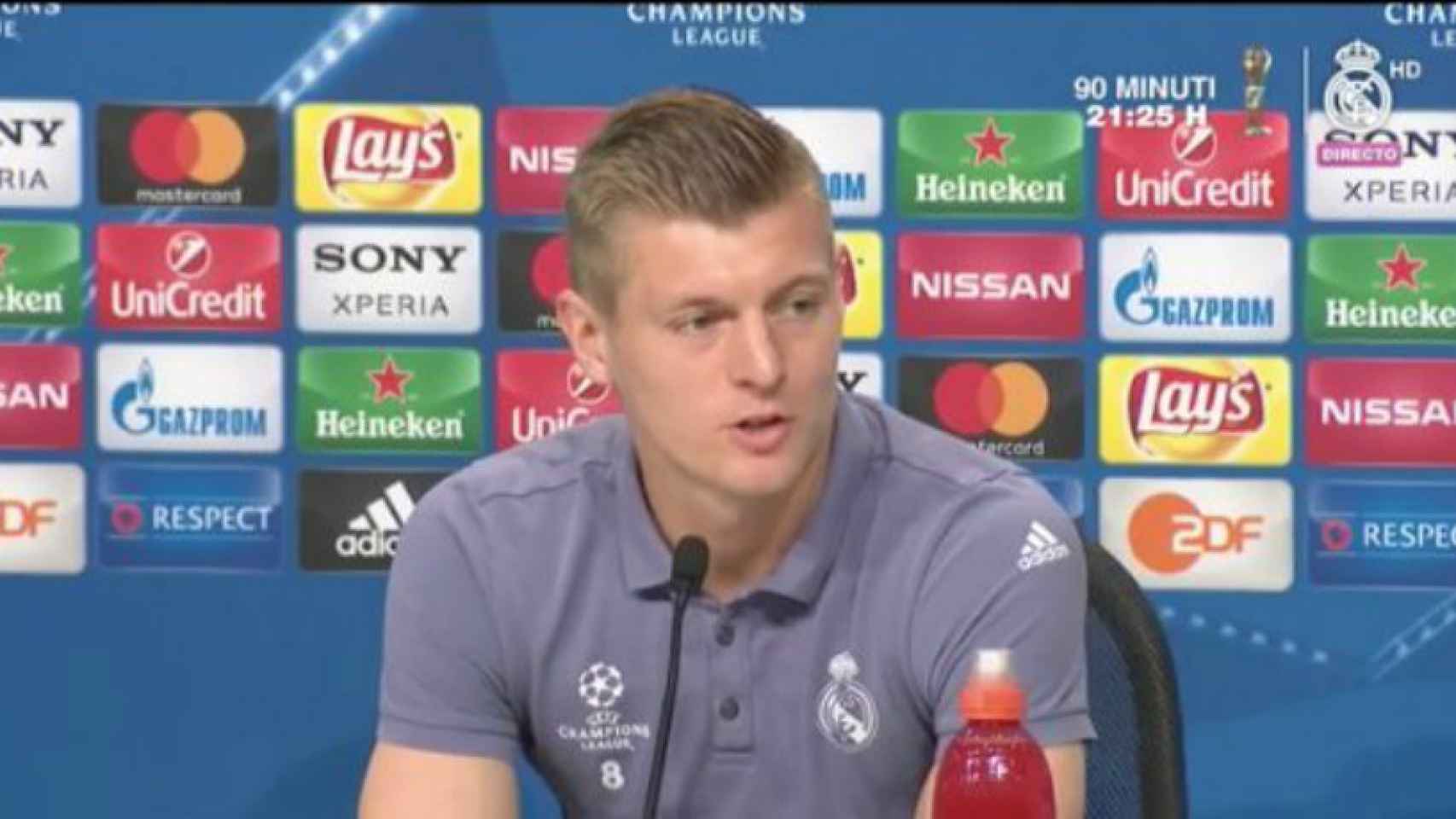 Kroos rueda de prensa antes del partido contra el Bayern de Múnich
