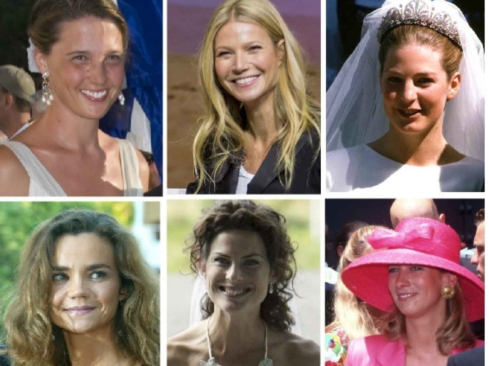 Victoria de Borbón, Gwyneth, Tatiana, Vicky, Anna y Carolina (izda a dcha.)