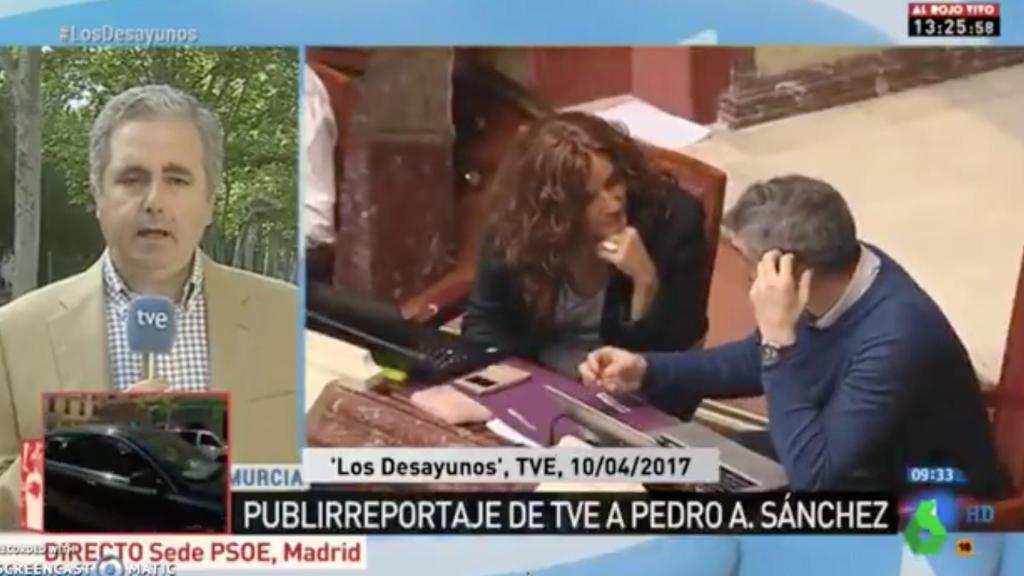 Ni investigado ni imputado: Pedro Antonio Sánchez está supuestamente implicado para TVE