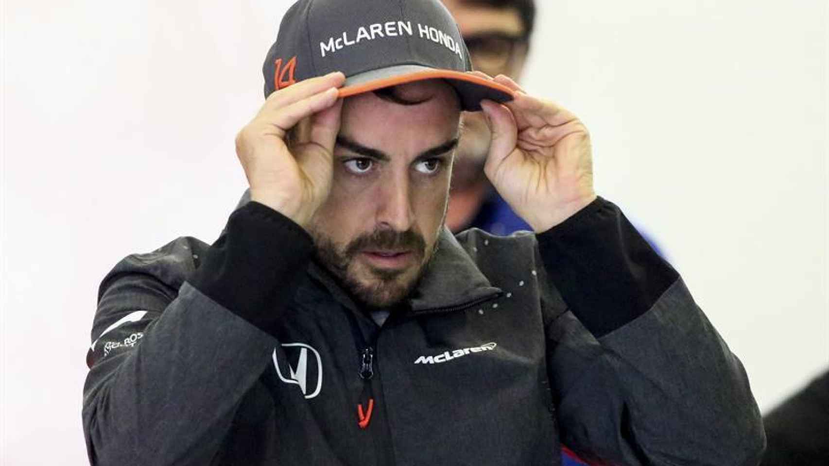 Fernando Alonso, antes de la carrera