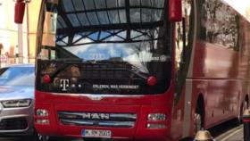 El autobús del Bayern. Foto. Twitter (@worldcuplegends)