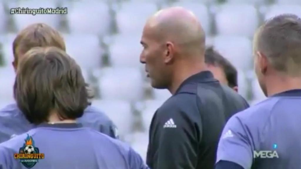 Charla de Zidane antes del partido contra el Bayern