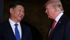El presidente Xi Jinping y Donald Trump .