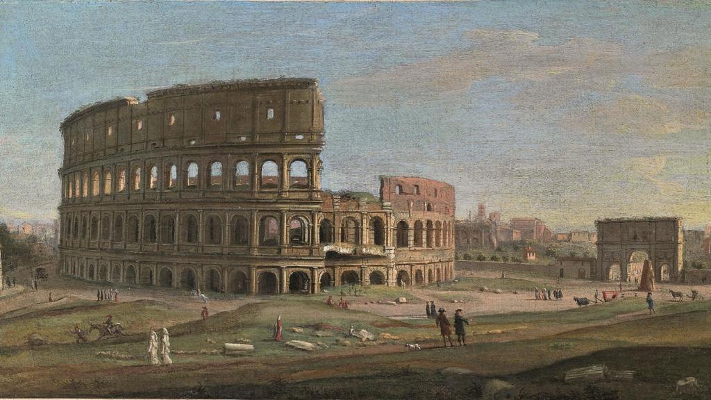 El Coliseo y el Arco de Constantino (1730).