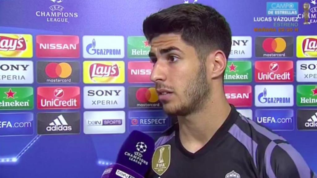 Asensio, en zona mixta