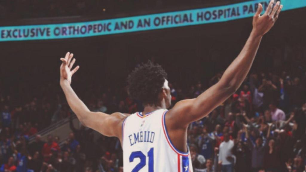 Embiid. Fuente: @JoelEmbiid