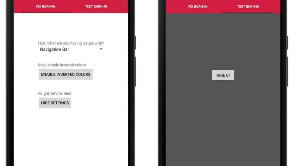 Esta app quita las «quemaduras» de tu pantalla AMOLED: AMOLED Burn-in Fixer