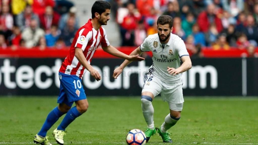 Nacho contra el Sporting