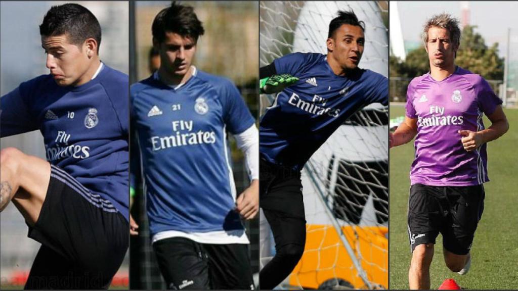 James, Morata, Keylor y Coentrao