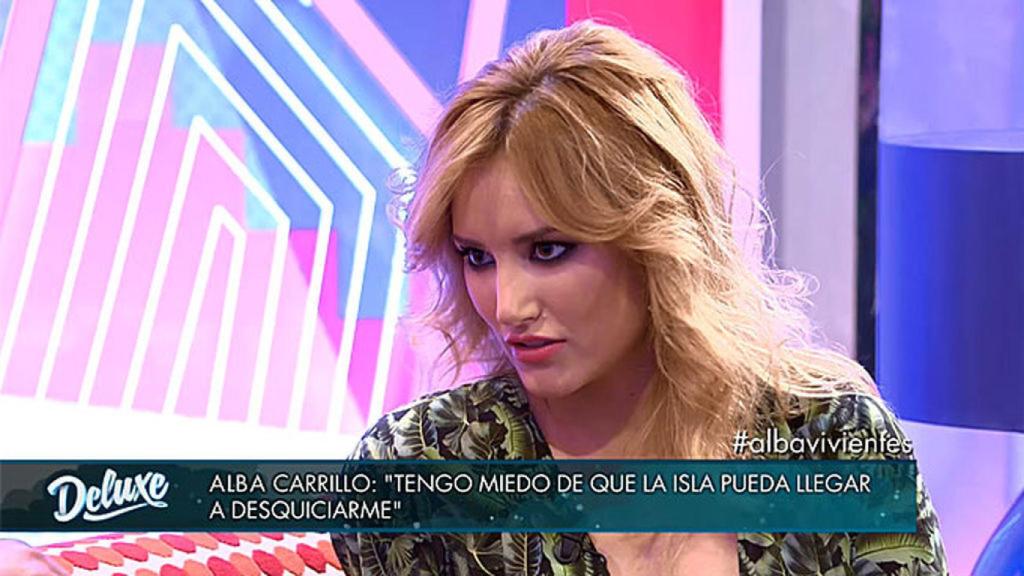 Alba Carrillo: Tengo miedo a que la isla de 'Supervivientes' me desquicie