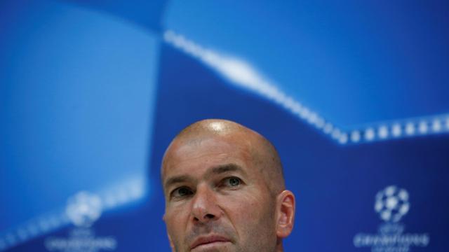 Zidane, durante la rueda de prensa.