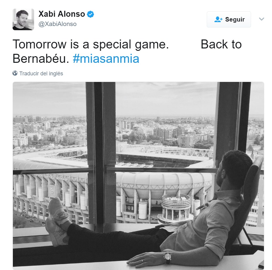 Xabi Alonso, ansioso por su regreso: Vuelta al Bernabéu