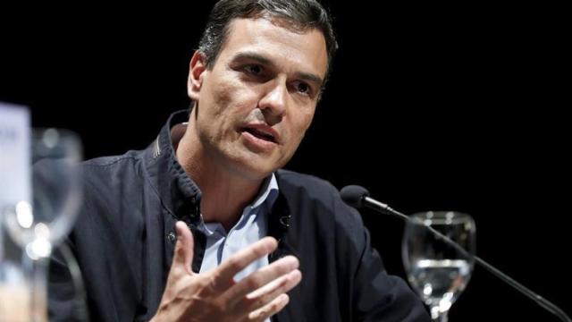 Pedro Sánchez, este lunes en el Círculo de Bellas Artes