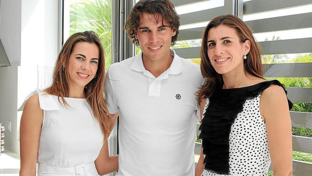 Lydia Piñero, Rafa Nadal e Isabel Piñero