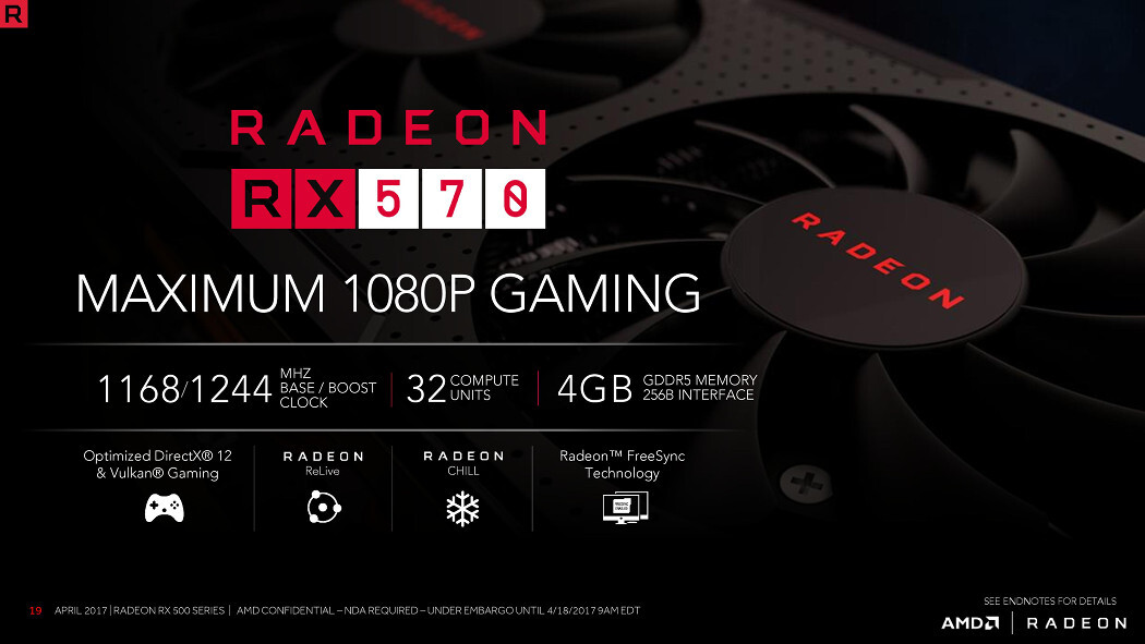 Que gama es discount la rx 570