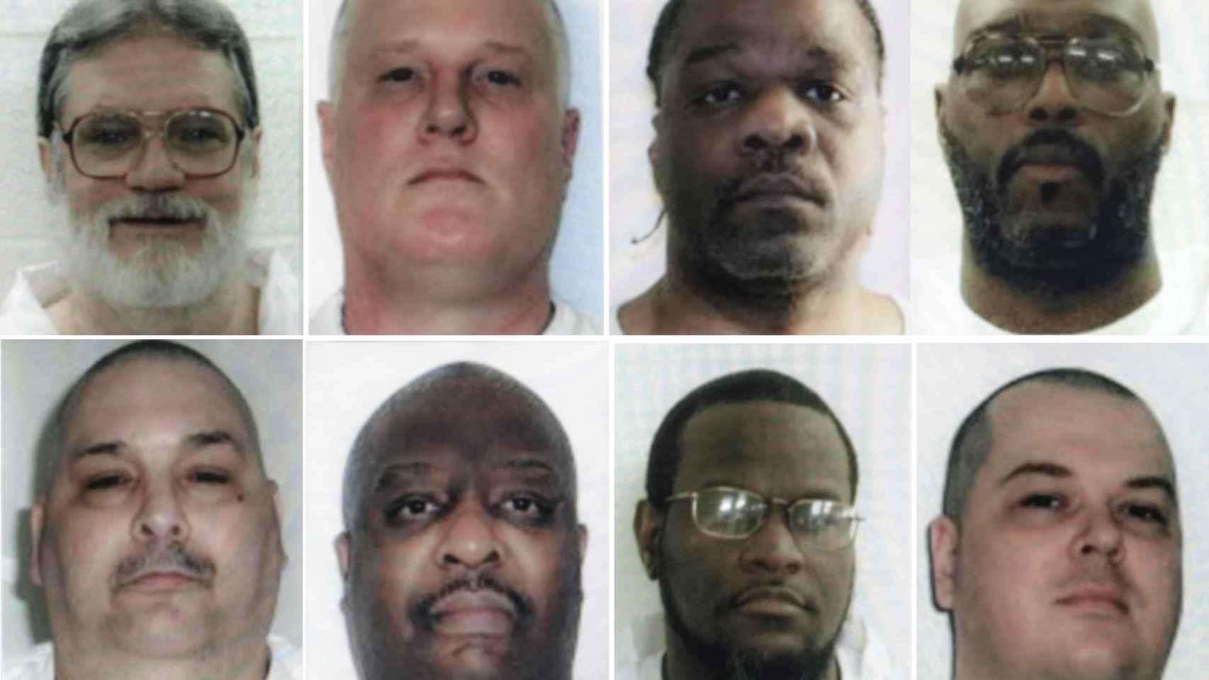 Los ocho condenados a muerte que iban a ser ejecutados en 10 días.