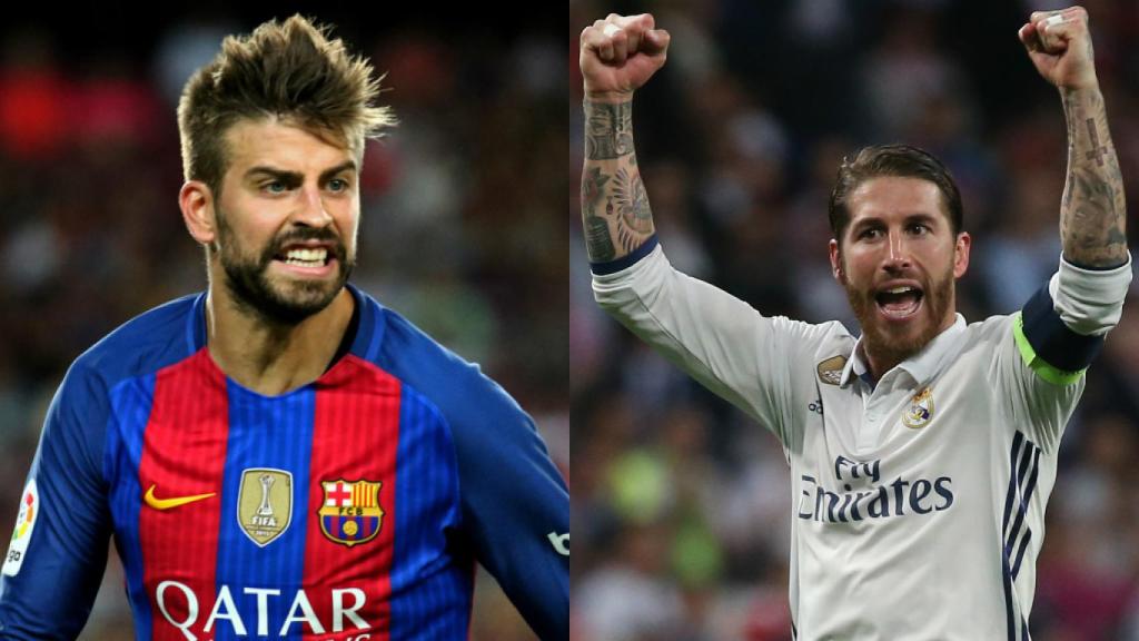 Gerard Piqué (izquierda) y Sergio Ramos (derecha).