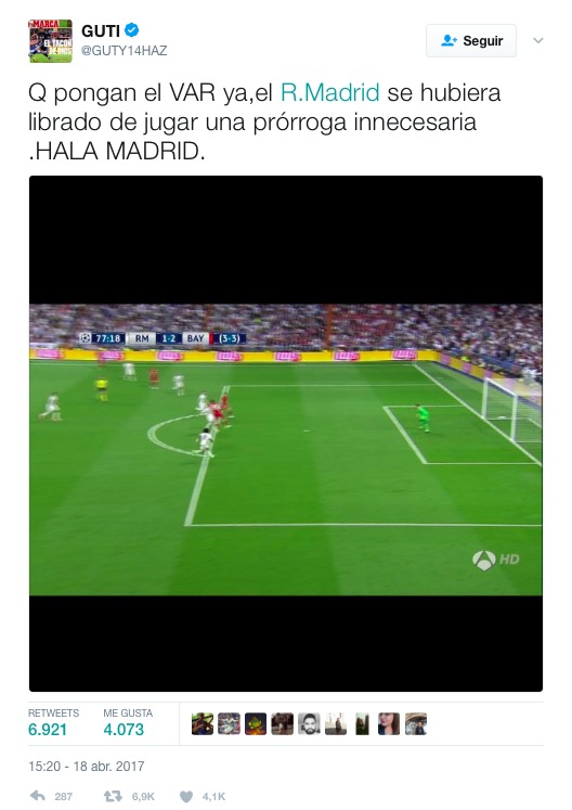 Guti clama por la llegada del VAR tras otra decisión que perjudica al Madrid