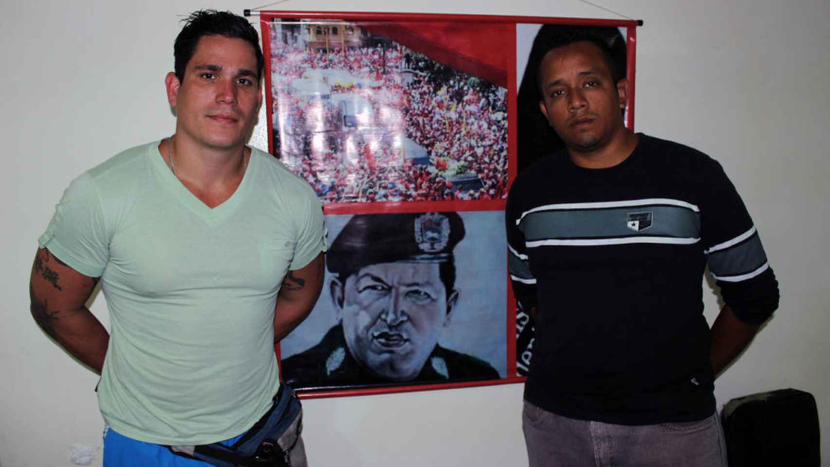 Raimon Mata (izquierda) defiende la existencia de ETA y ha recibido entrenamiento militar en Cuba.
