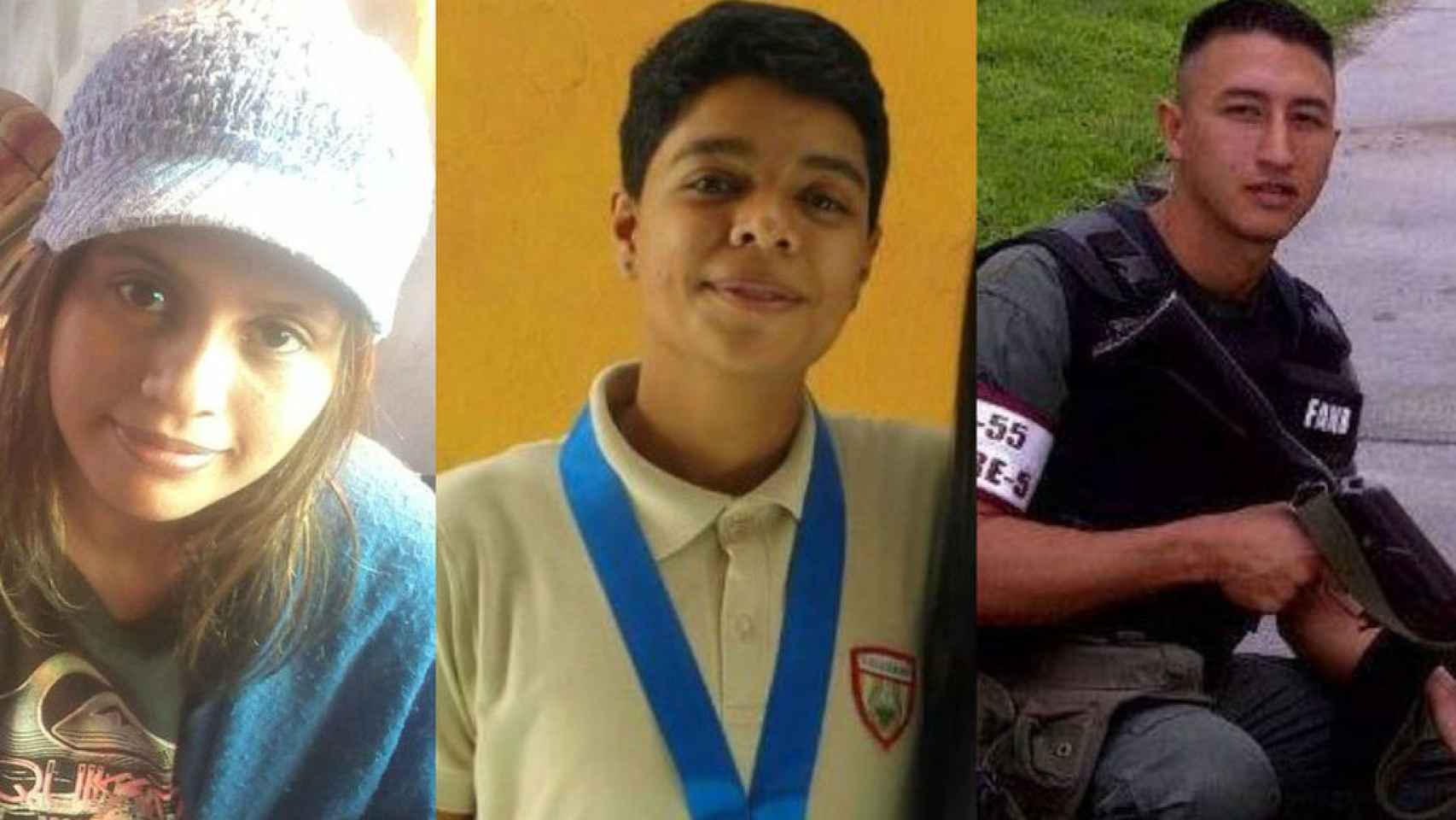 Dos estudiantes (Carlos José Moreno, de Caracas, y Paola Andreína Ramírez, de San Cristóbal) y un guardia nacional (Niumar José Sanclemente) murieron durante las protestas de este miércoles en la capital venezolana.