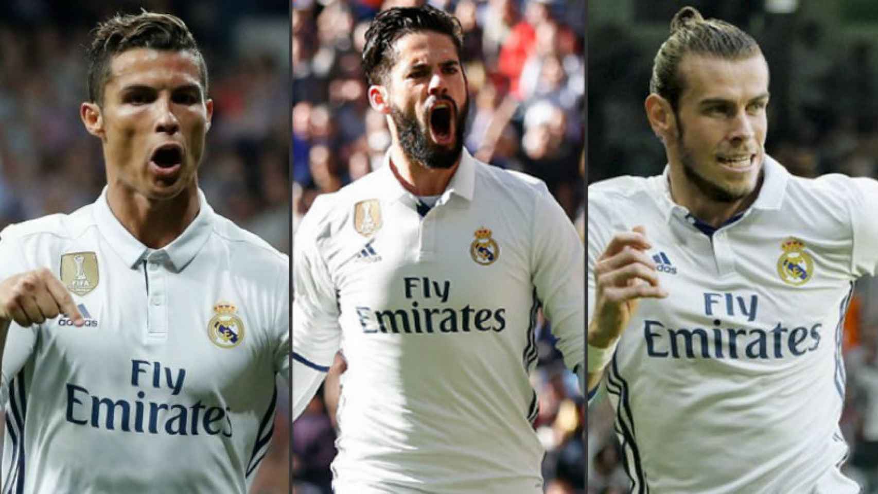 Cristiano, Isco y Bale