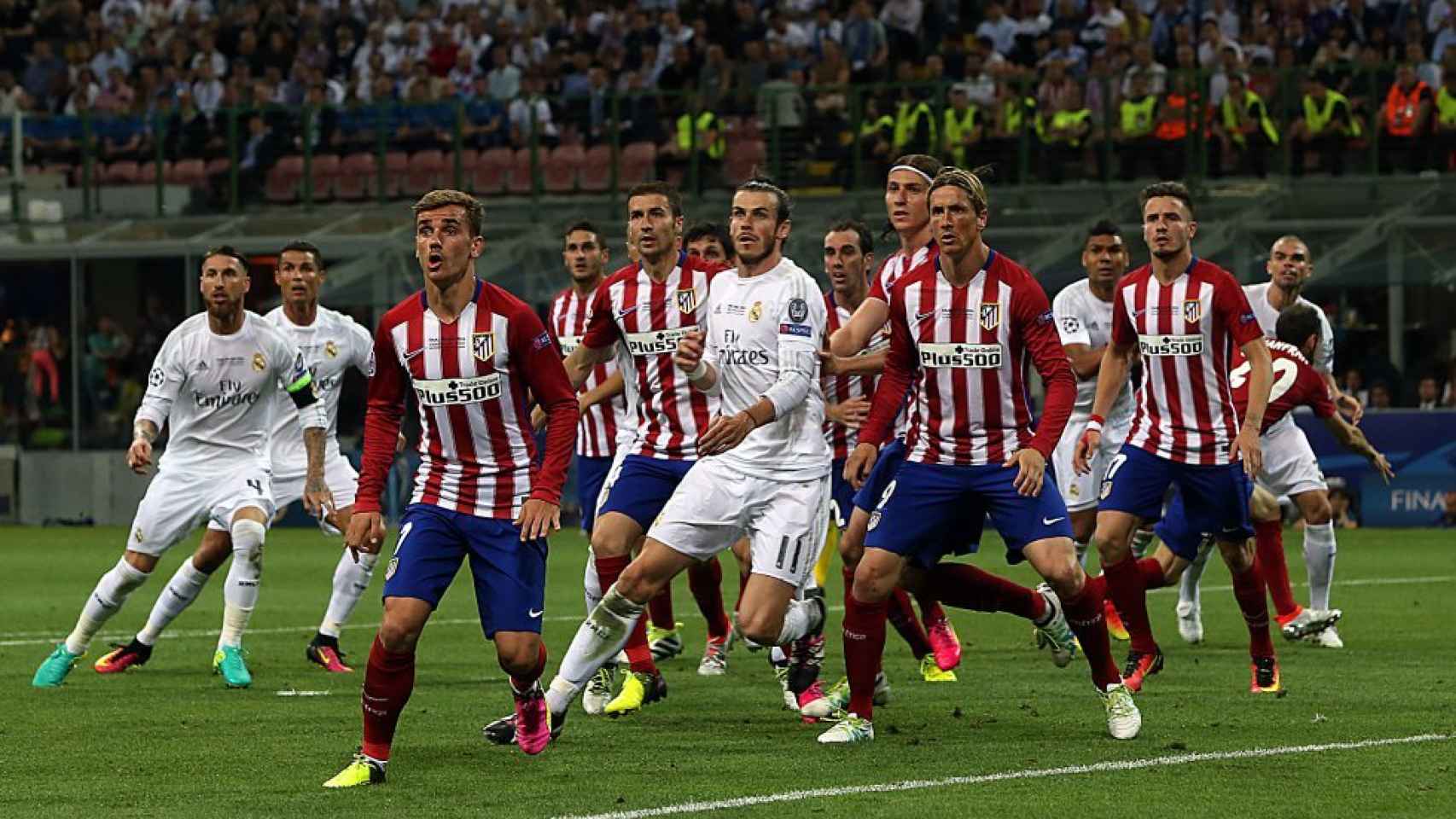 Real Madrid y Atlético en la final de la Champions.