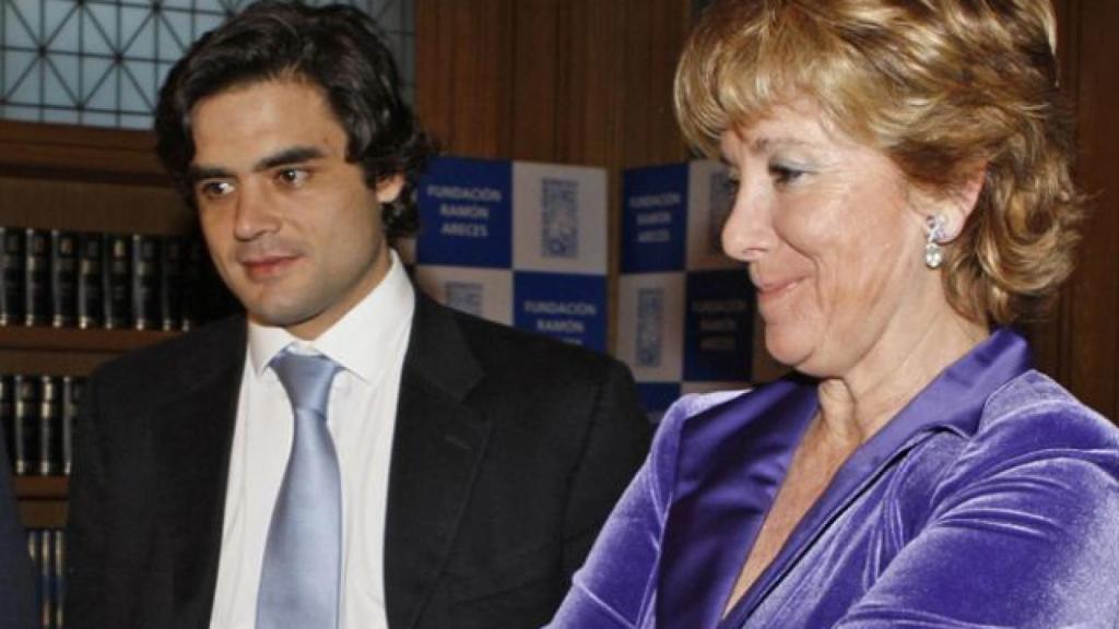 Esperanza Aguirre junto a Juan José Güemes.