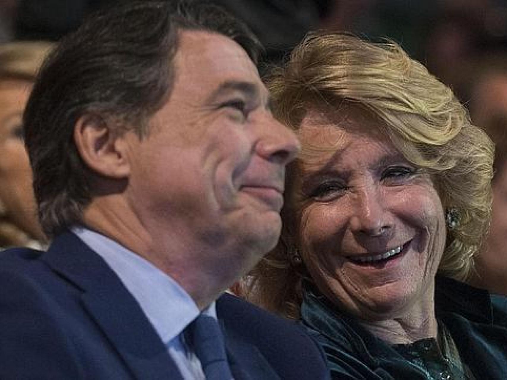 Ignacio González y Esperanza Aguirre.