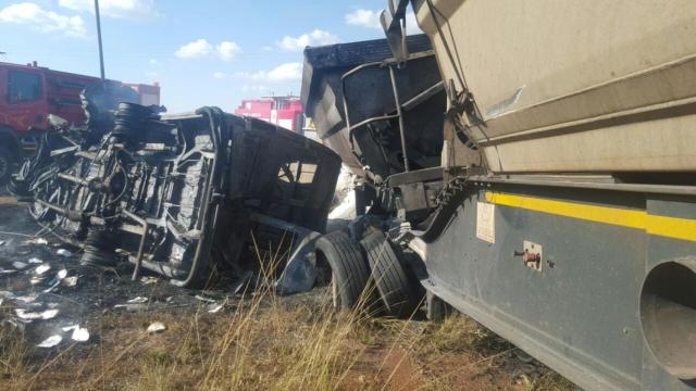 El vehículo después del accidente