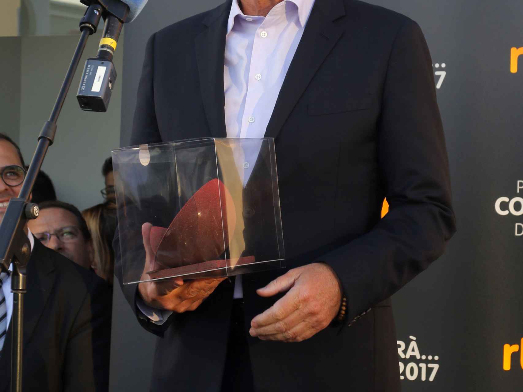 Richard Gere en el photocall de los premios Contnuará TVE.