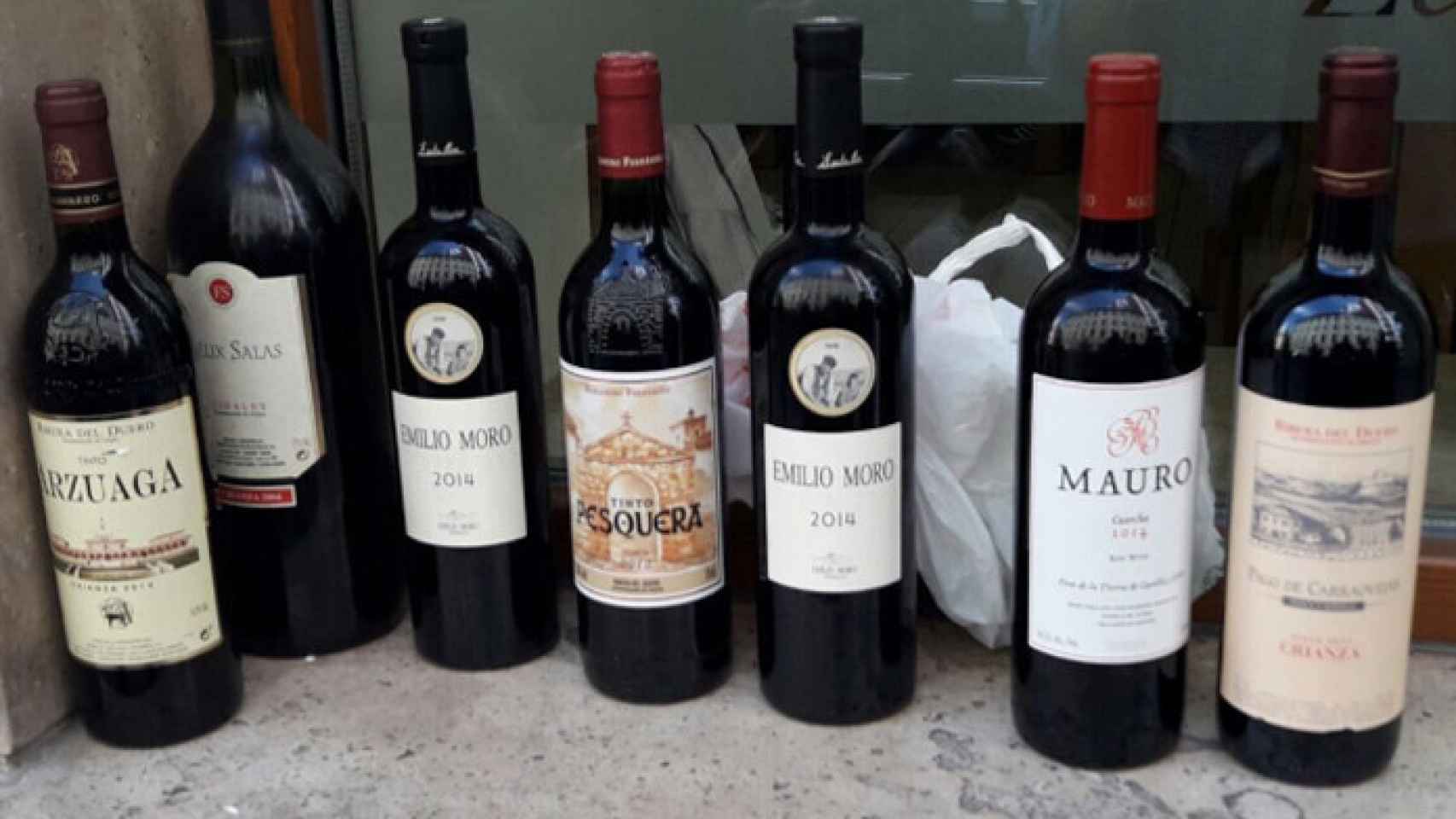 Valladolid-botellas-vino-hurto-policia